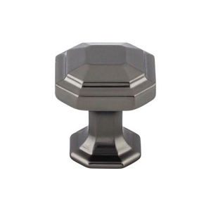 Top Knobs TK286AG Chareau Emerald Pull 1 1/8 Inch CC Ash Gray